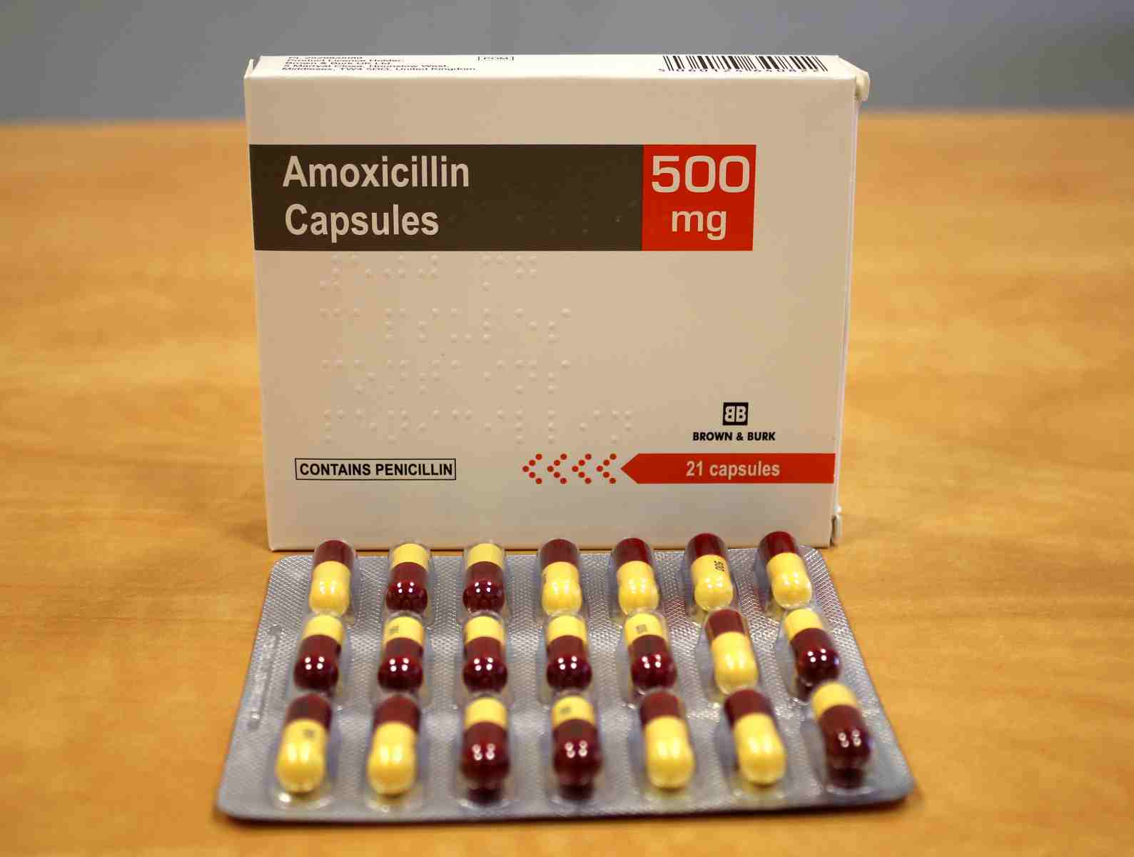 Amoxicillin Brown Burk