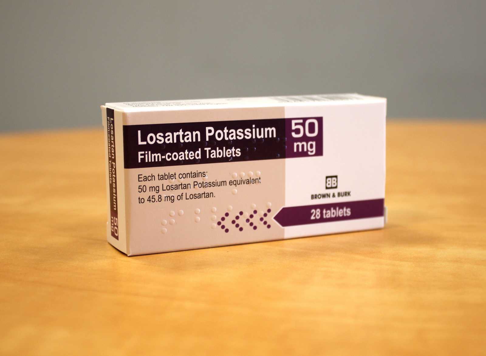 Losartan Tablet Brown Burk UK